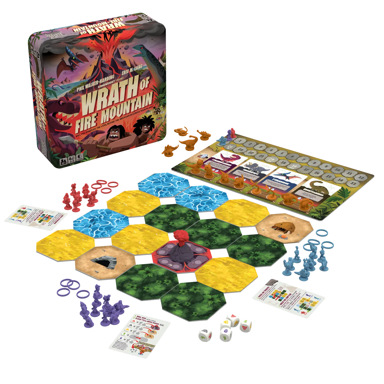Joc strategie Gamewright Wrath of Fire Mountain 2-4 jucători
