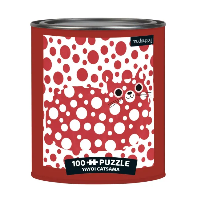 Mudpuppy Artsy Cats Yayoi Catsama puzzle 100 piese tablă