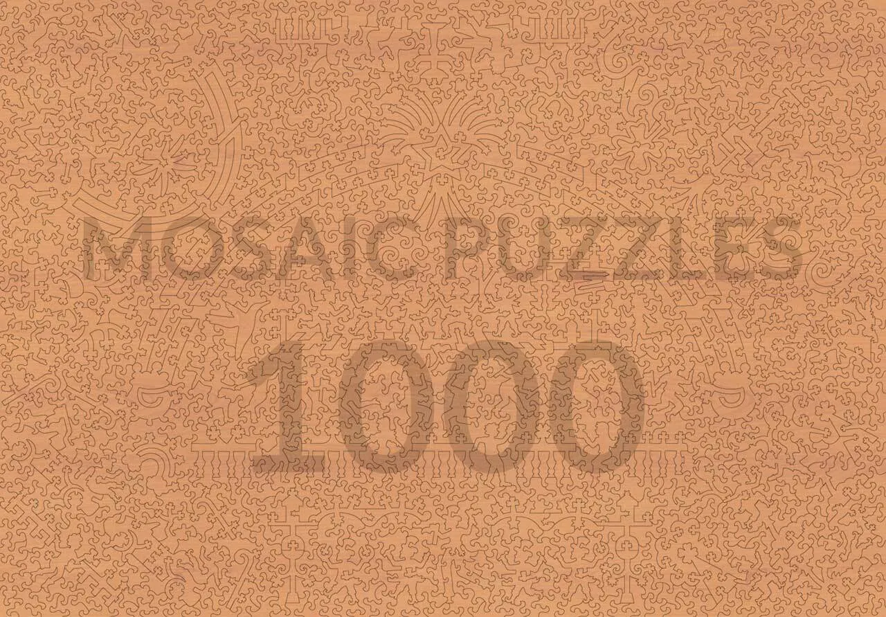 Mosaic Puzzles Leprechaun’s Visitors puzzle lemn 500 piese verde