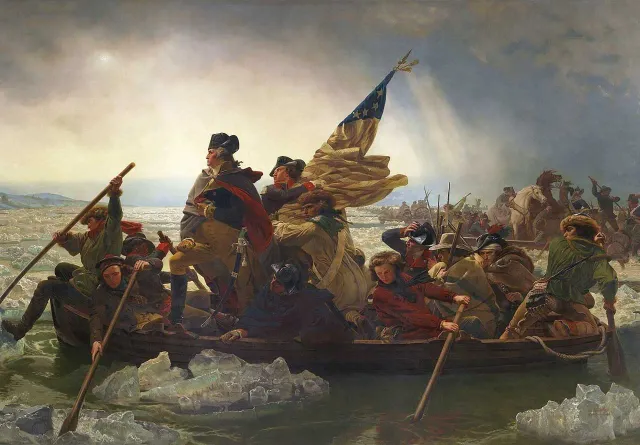 Mosaic Puzzles Washington Crossing Delaware puzzle lemn 1000 piese