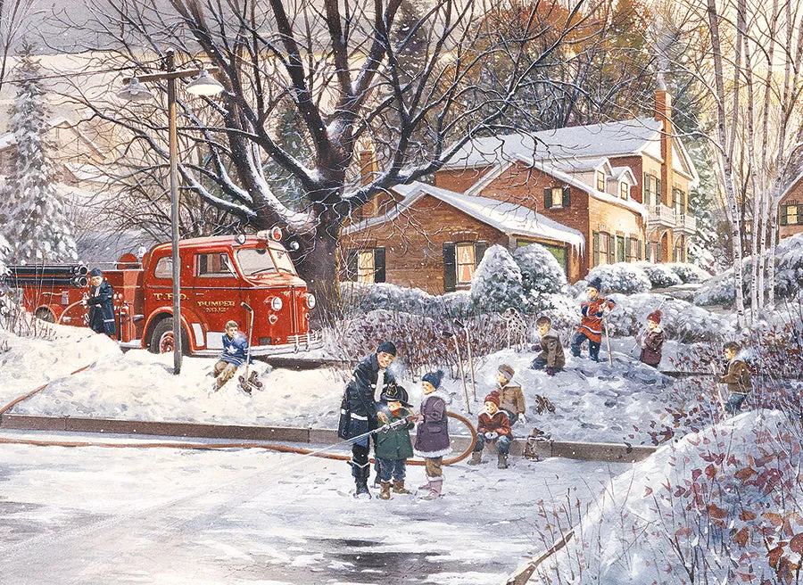 Cobble Hill Big Game Tomorrow puzzle 500 piese iarna