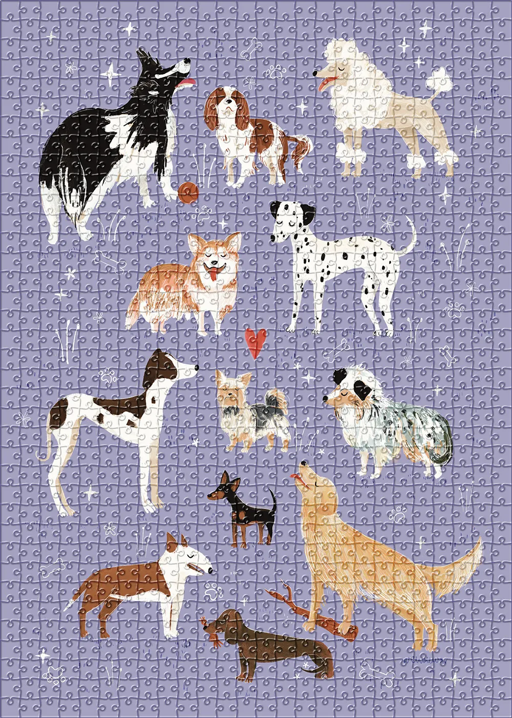 Muno Puzzle Psinki puzzle 1000 piese rase caini