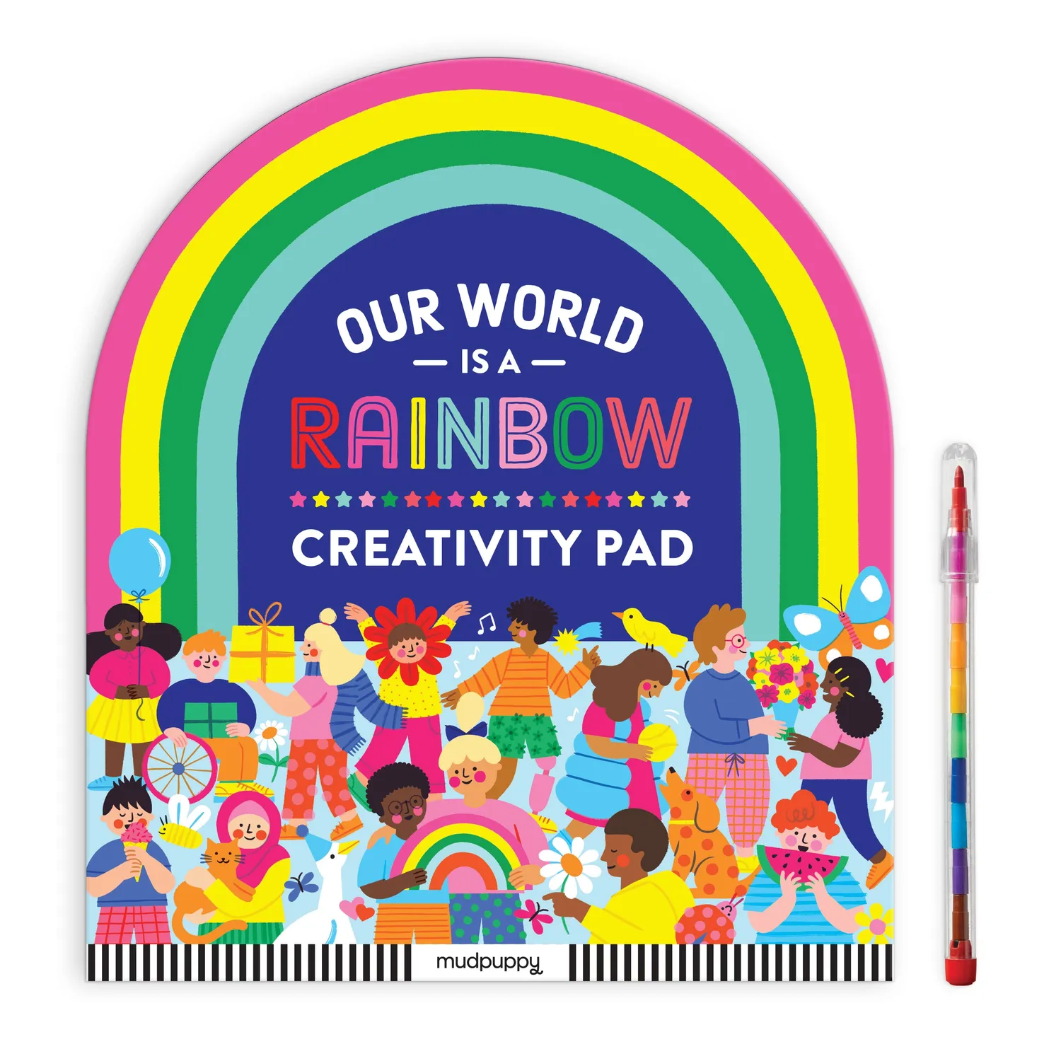Mudpuppy Our World is a Rainbow set creativitate curcubeu