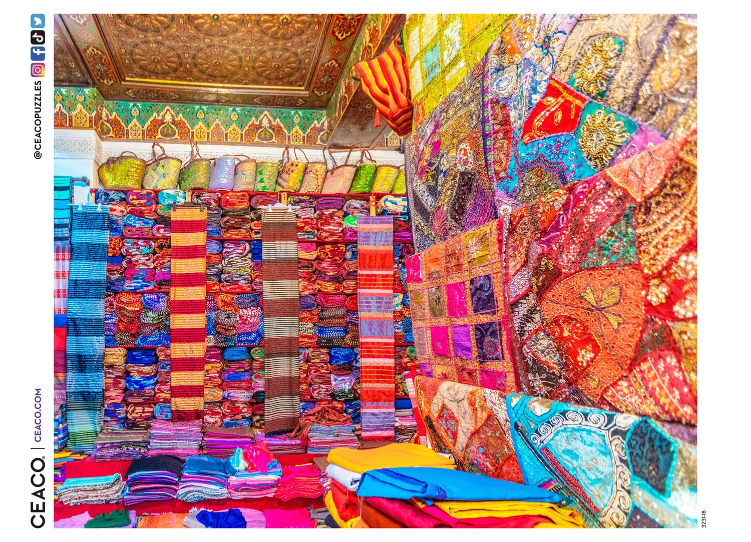 Ceaco EZ 2 Hold Fez puzzle 1000 piese mari Maroc