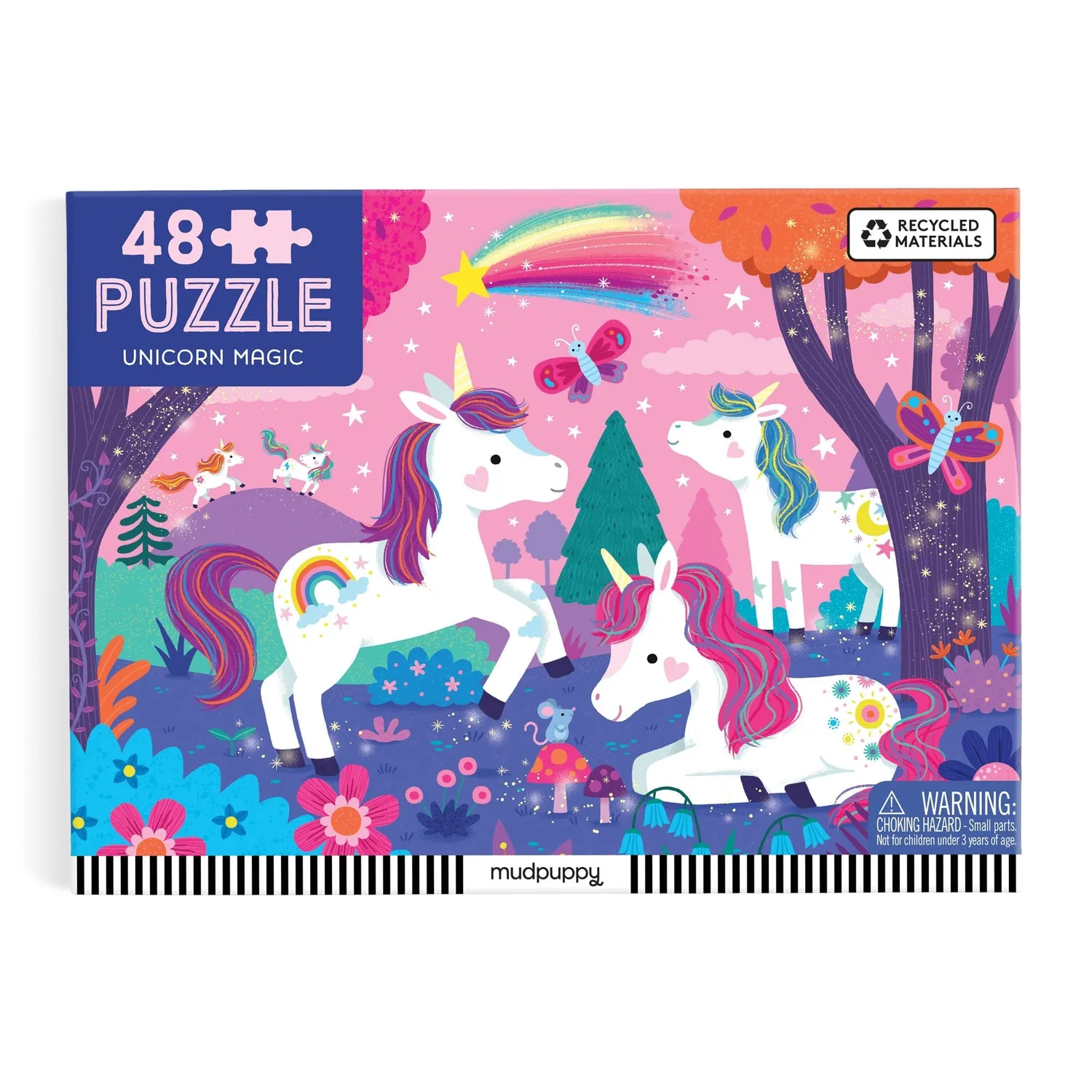 Mudpuppy Unicorn Magic Puzzle 48 piese 38x28 cm 3+ ani