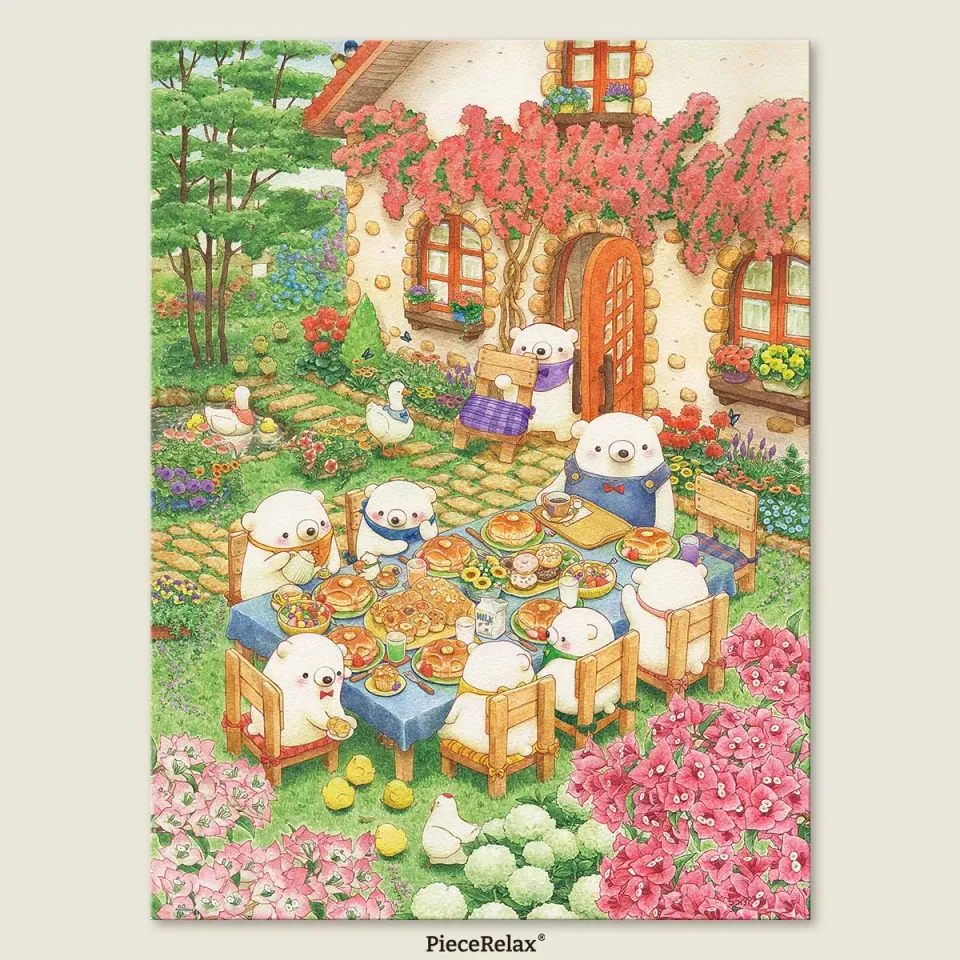 PieceRelax PieceClicks U1049 puzzle 1008 piese ursulet