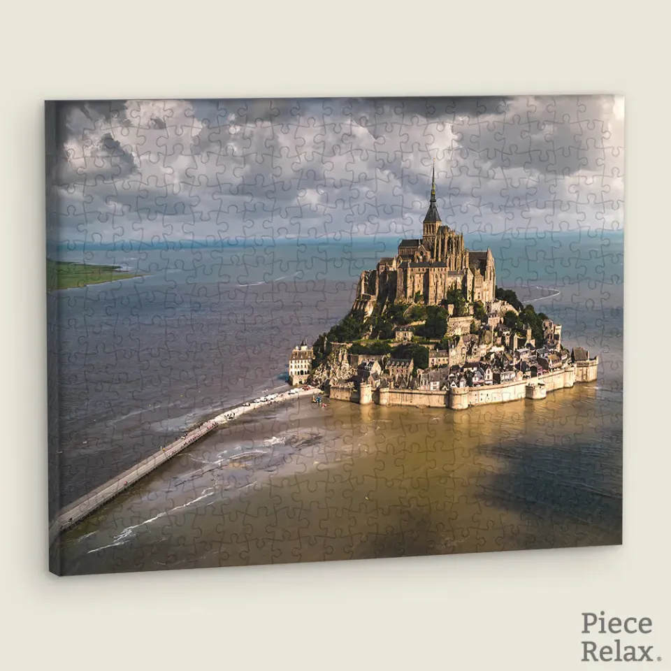 PieceRelax HN1313 puzzle canvas Mont Saint Michel