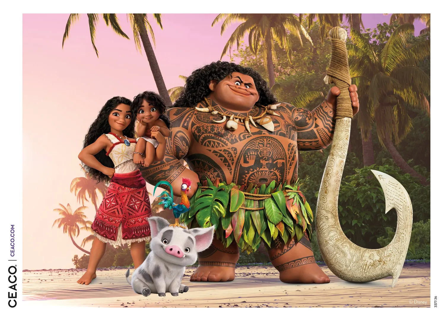 Ceaco Disney Moana 2 On the Beach puzzle 1000 piese