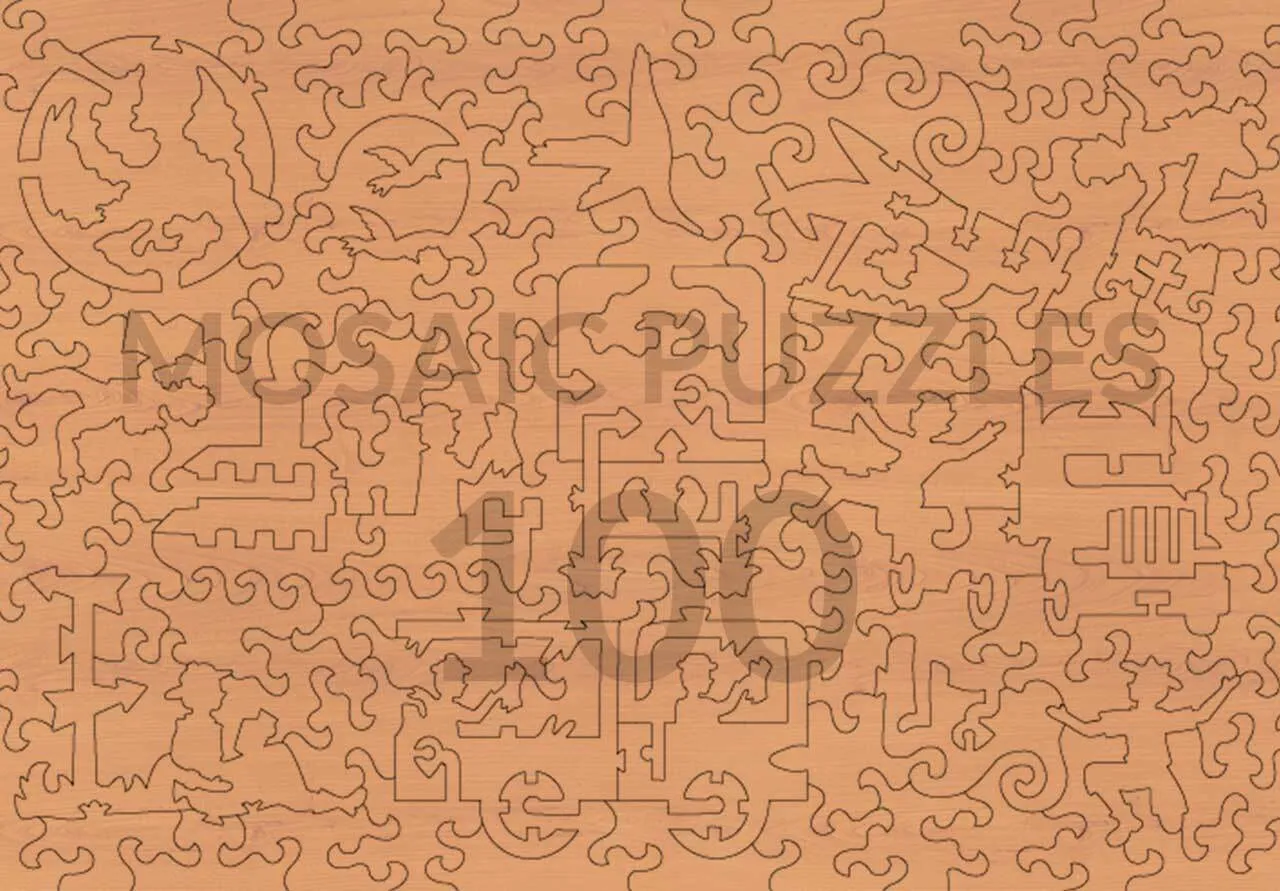 Mosaic Puzzles Map of Greyhound Lines puzzle 250 piese harta