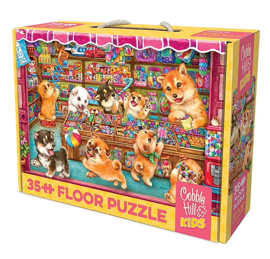 Cobble Hill Shiba's Candy Store puzzle podea 35 piese