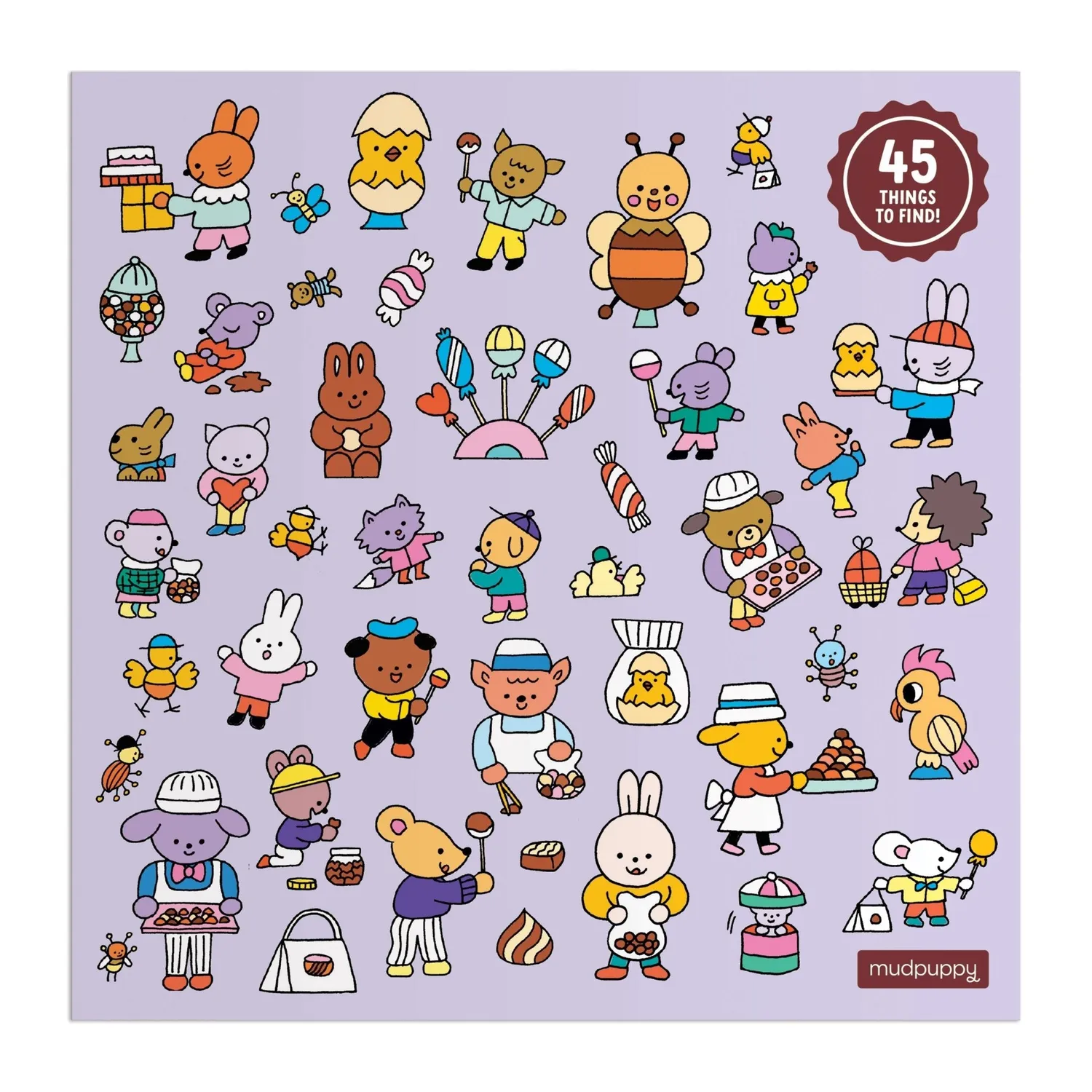 Mudpuppy Chocolate Shop puzzle 500 piese search find