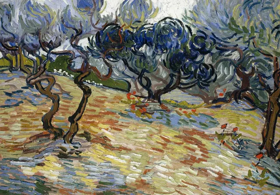 Mosaic Puzzles Van Gogh Olive Trees puzzle lemn 500 piese arta