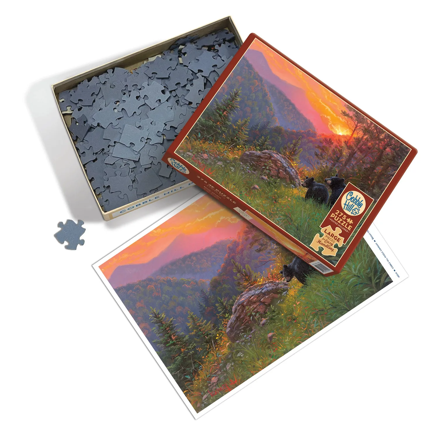 Cobble Hill Easy Handling Bright Moment puzzle 275 piese ursi