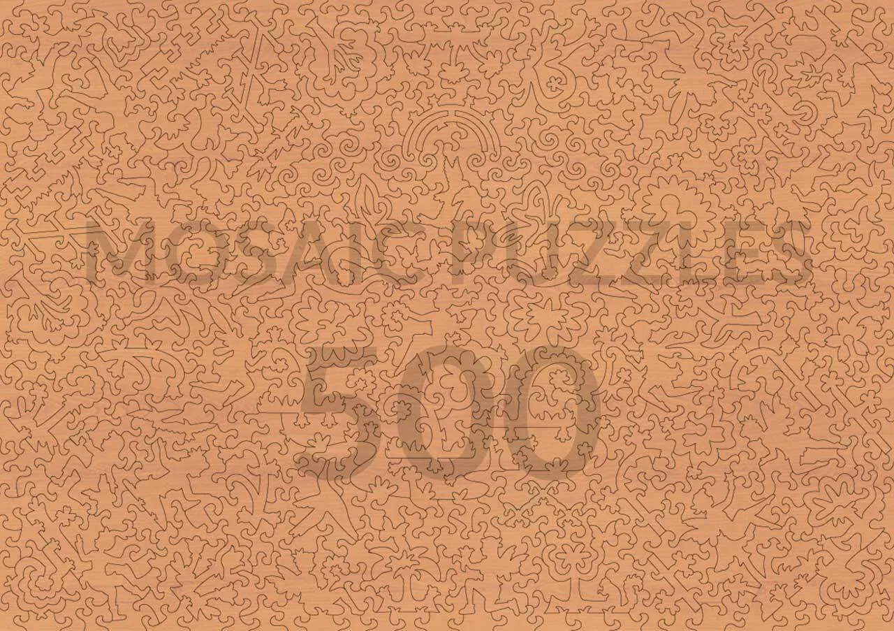 Mosaic Puzzles Midsummer Dream puzzle lemn 100 piese floral