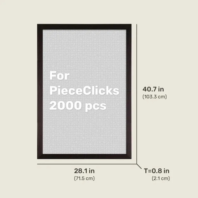 PieceRelax rama puzzle PieceClicks 2000 piese maro inchis