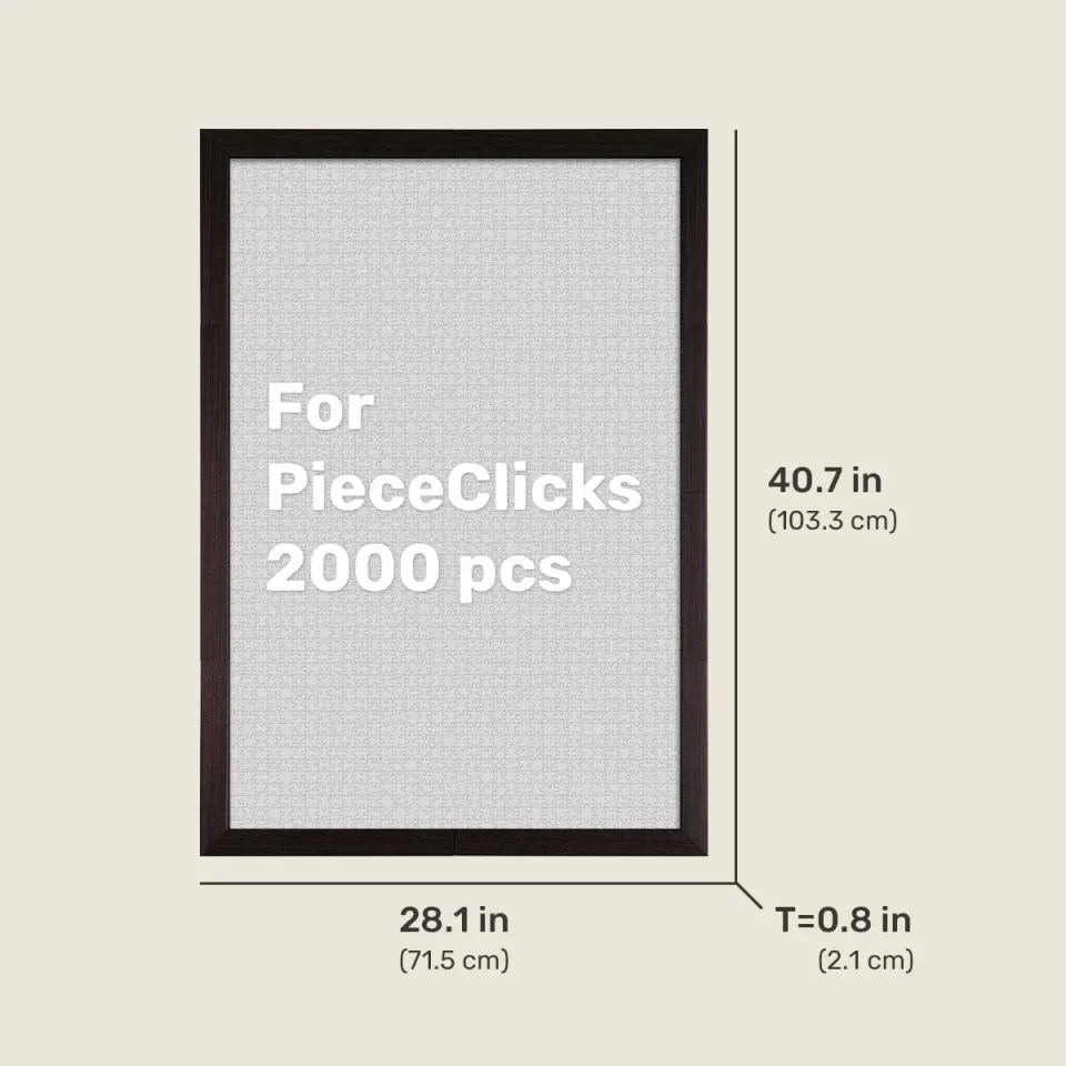PieceRelax rama puzzle PieceClicks 2000 piese maro inchis