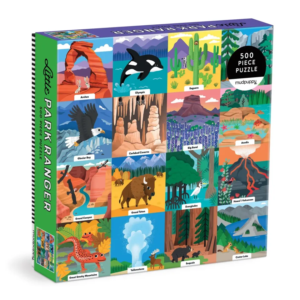 Mudpuppy Little Park Ranger puzzle 500 piese parcuri