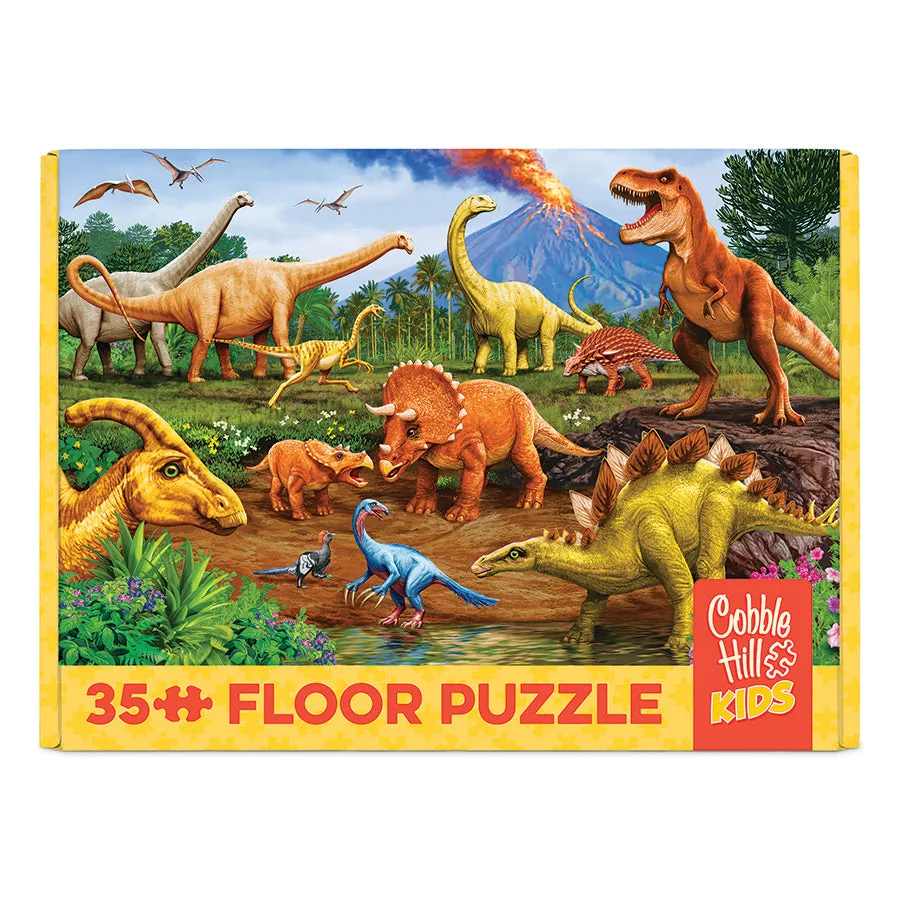 Cobble Hill Dinos puzzle podea 35 piese dinozauri