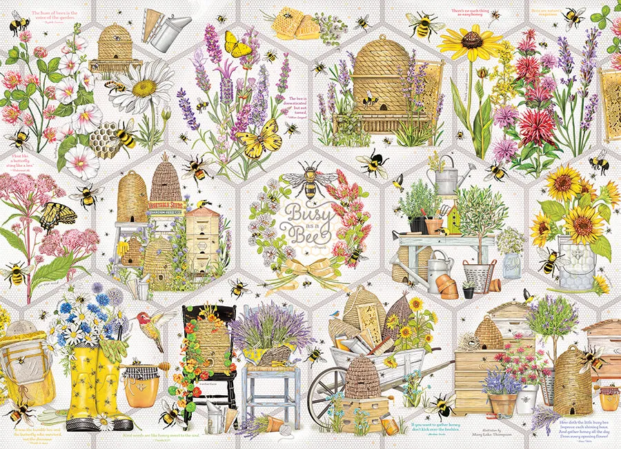 Cobble Hill Busy as a Bee puzzle 500 piese albine