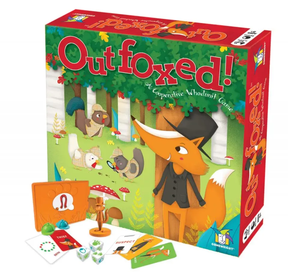 Gamewright Outfoxed joc societate cooperativ detectivi
