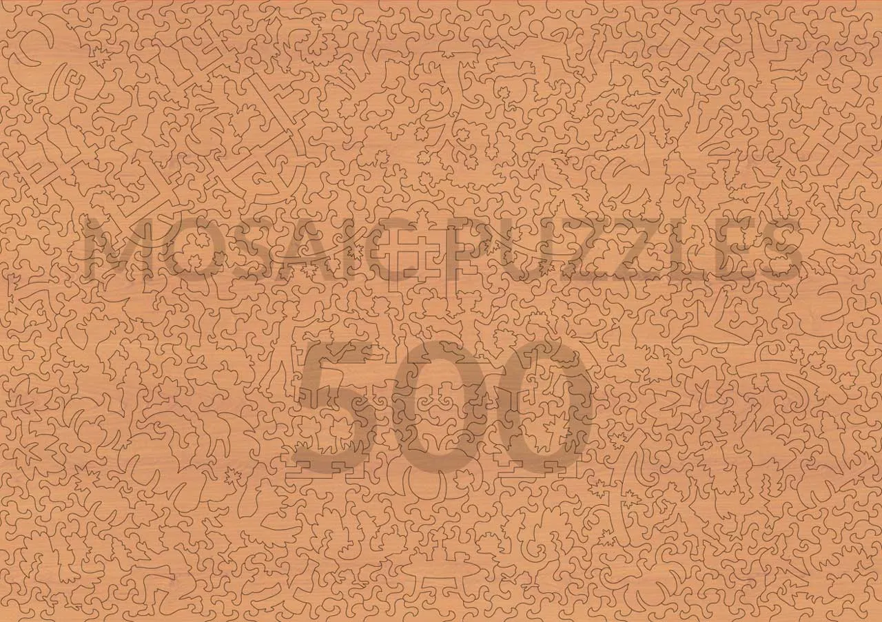 Mosaic Puzzles Harvest Sunset Feast puzzle lemn 1000 piese toamna