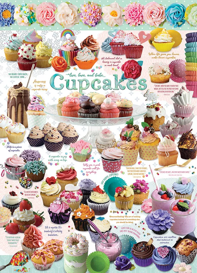 Cobble Hill Cupcake Time puzzle 1000 piese prajituri
