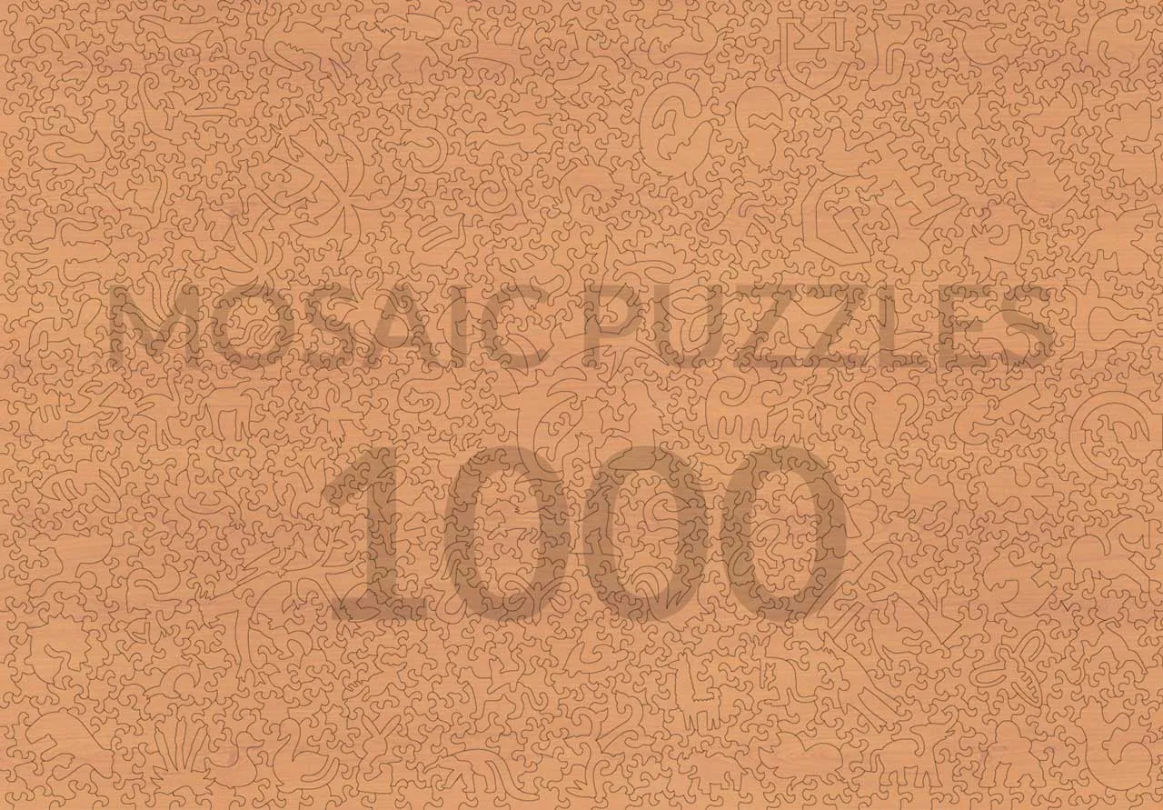 Mosaic Puzzles Ceci New York Frogs of Paradise puzzle lemn 500 piese junglă