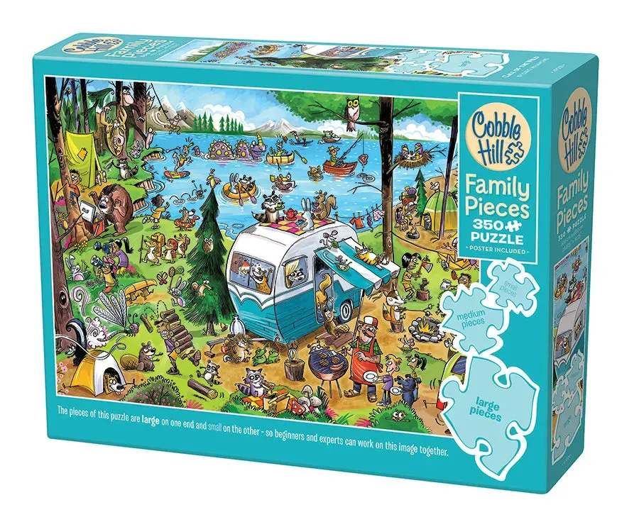 Cobble Hill Family Pieces Call of the Wild puzzle 350 piese