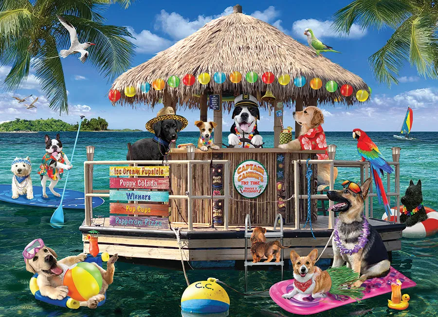 Cobble Hill Splash Zone puzzle 500 piese cu caini
