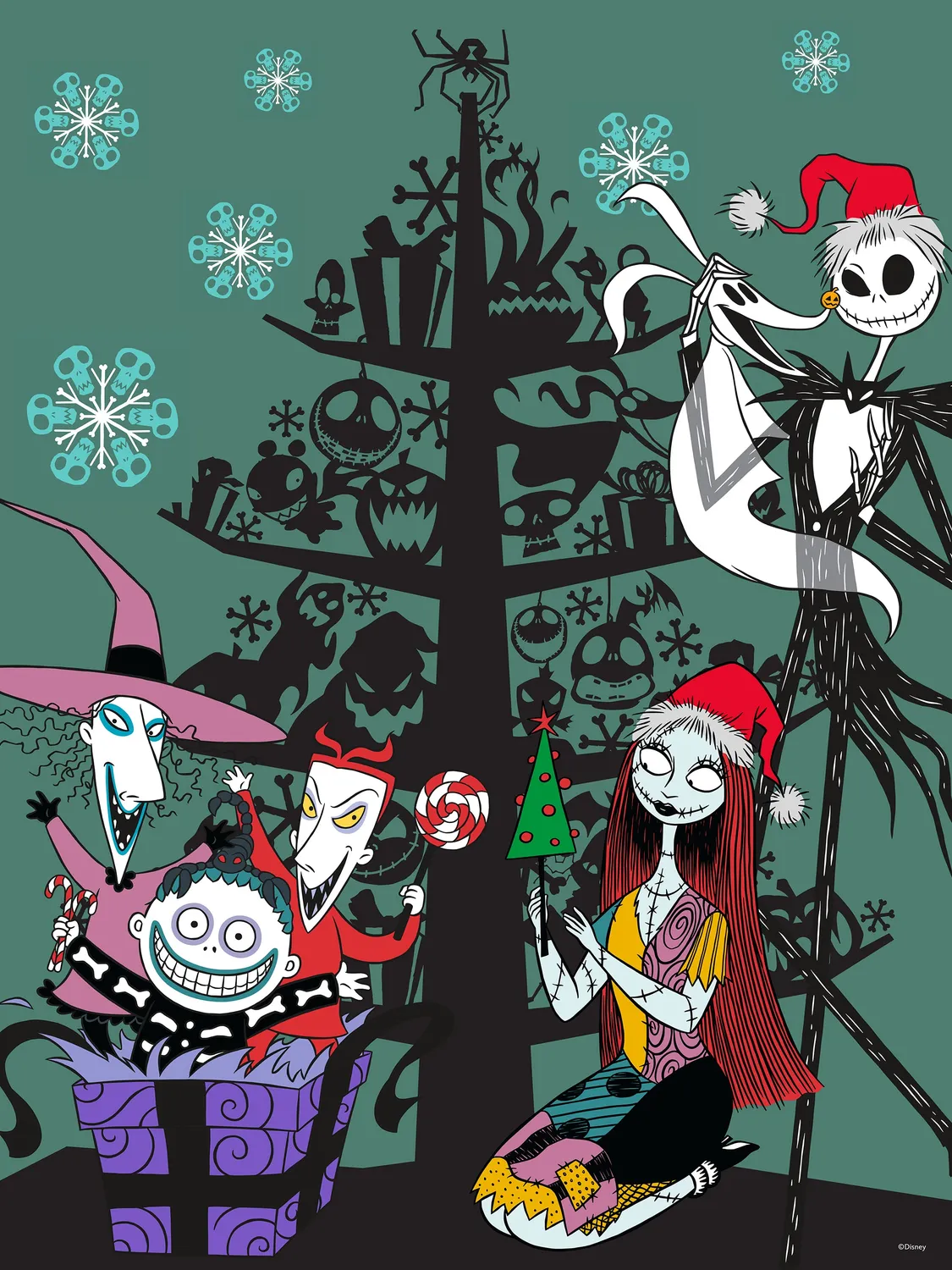 Ceaco Nightmare Before Christmas Christmas Tree puzzle 300 piese mari