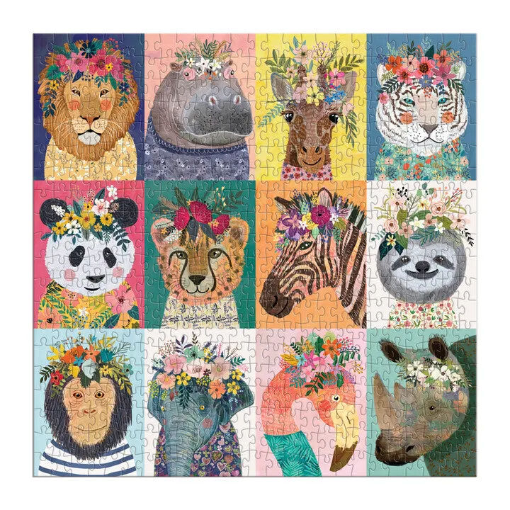 Mudpuppy Wild Spirit puzzle 500 piese 51x51 cm flori