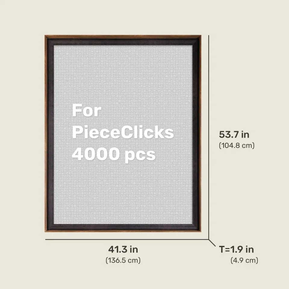 PieceRelax PieceClicks Pro rama puzzle 4000 piese castan
