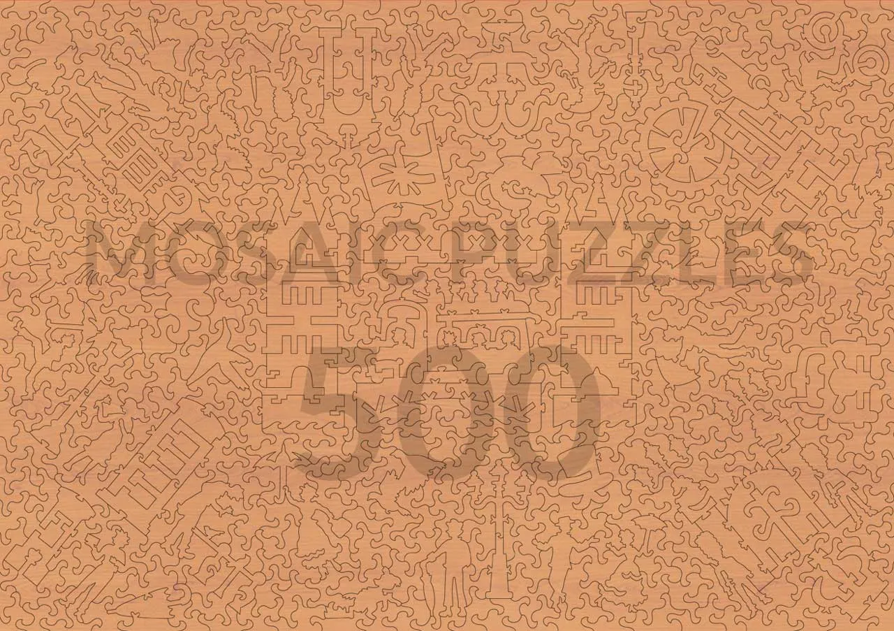 Mosaic Puzzles Houses of Parliament puzzle lemn 500 piese Monet