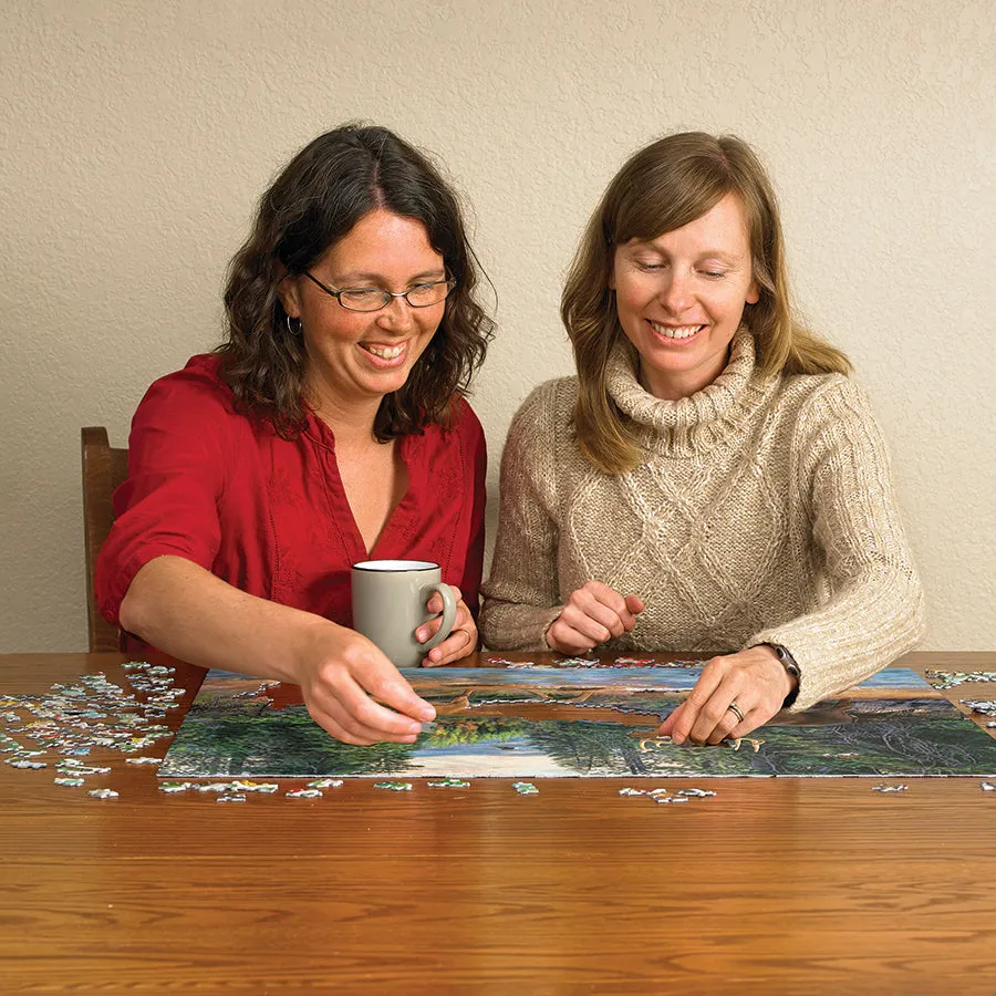 Cobble Hill The River's Edge puzzle 1000 piese natura