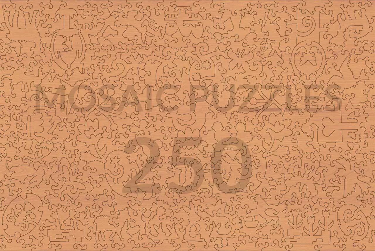 Mosaic Puzzles Blossoming Bunnies puzzle lemn 1000 piese iepurași