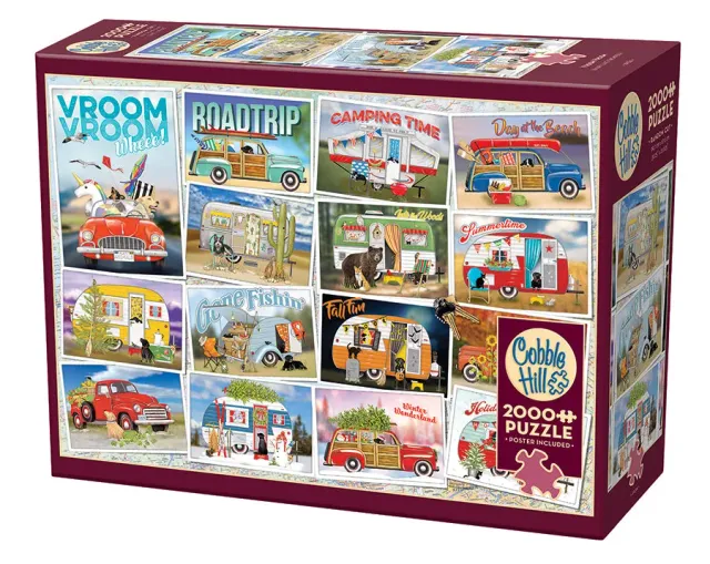 Cobble Hill Vroom Vroom puzzle 2000 piese colaj