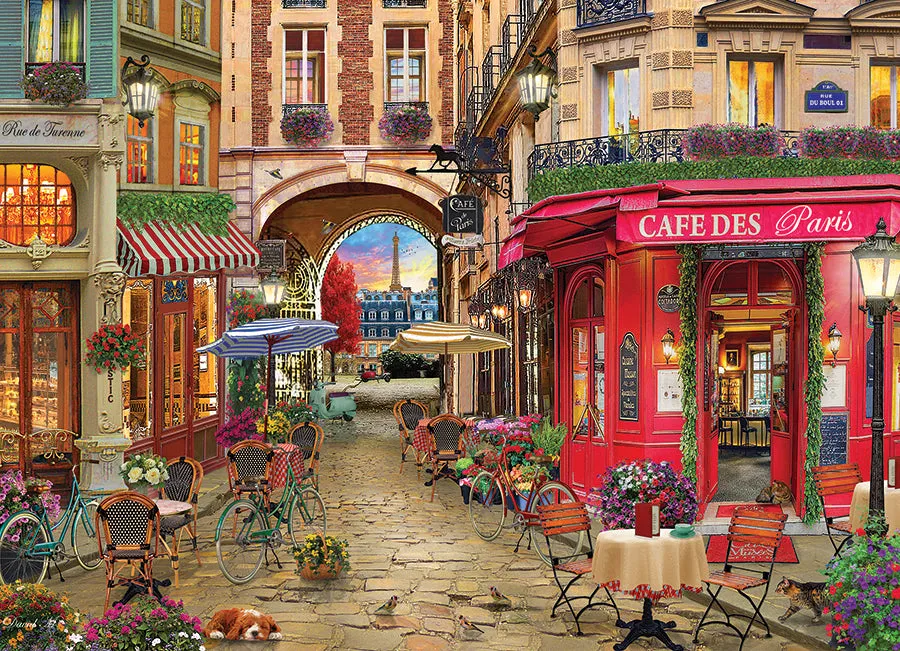 Cobble Hill Cafe des Paris puzzle 500 piese Paris