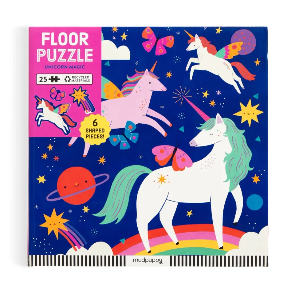 Mudpuppy Unicorn Magic 25 puzzle podea 25 piese unicorni