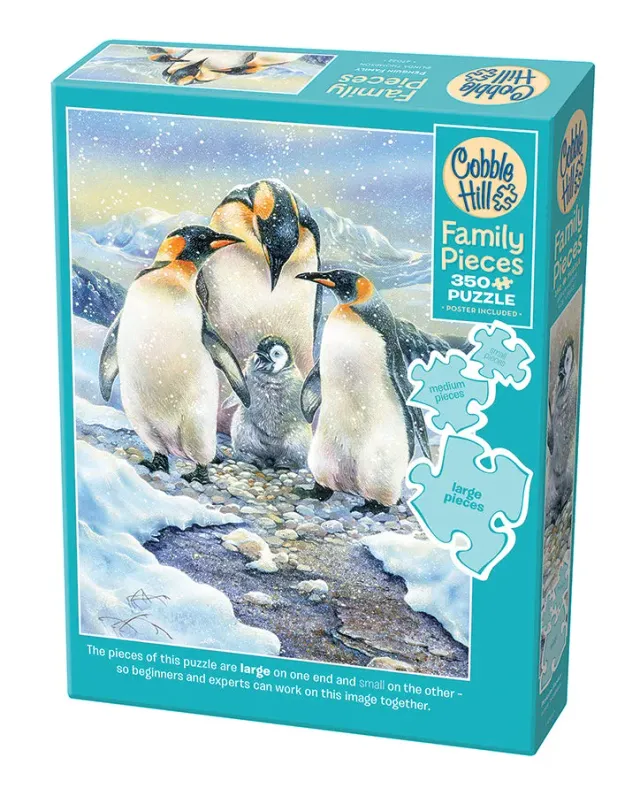 Cobble Hill Family Pieces Penguin Family puzzle 350 piese