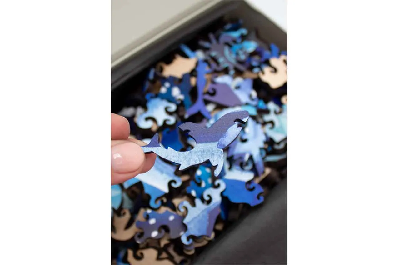 Mosaic Puzzles Sharks puzzle lemn 500 piese ocean