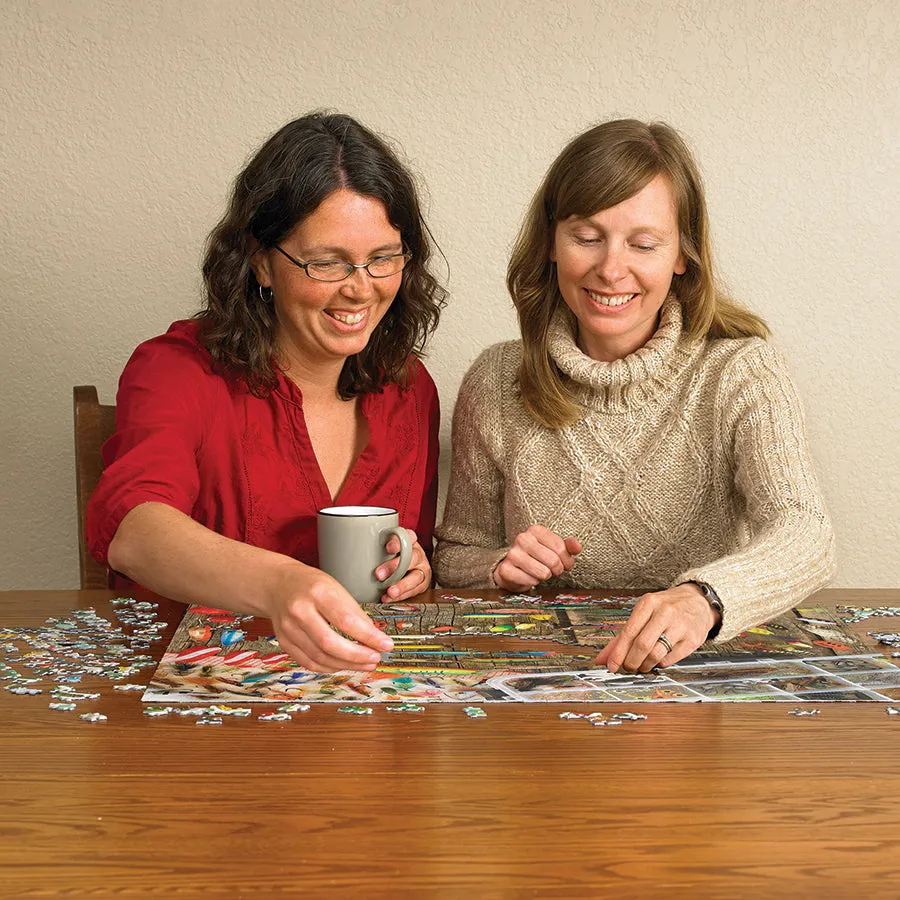 Cobble Hill Fishing Lures puzzle 1000 piese pescuit