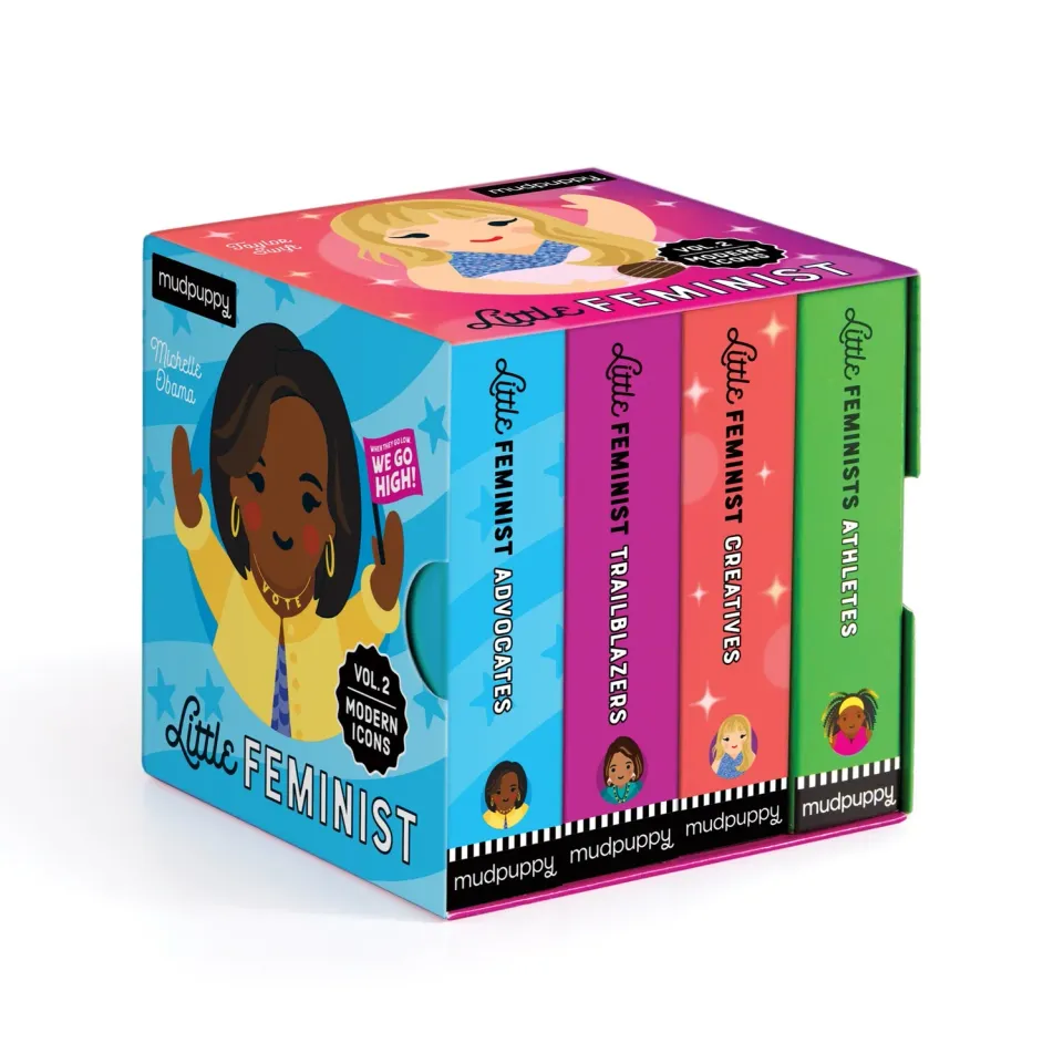 Mudpuppy Little Feminist Modern Icons set 4 cărți board