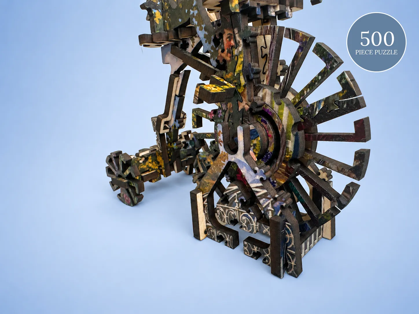 Mosaic Puzzles Grand High Wheel Race puzzle 3D lemn 500 piese