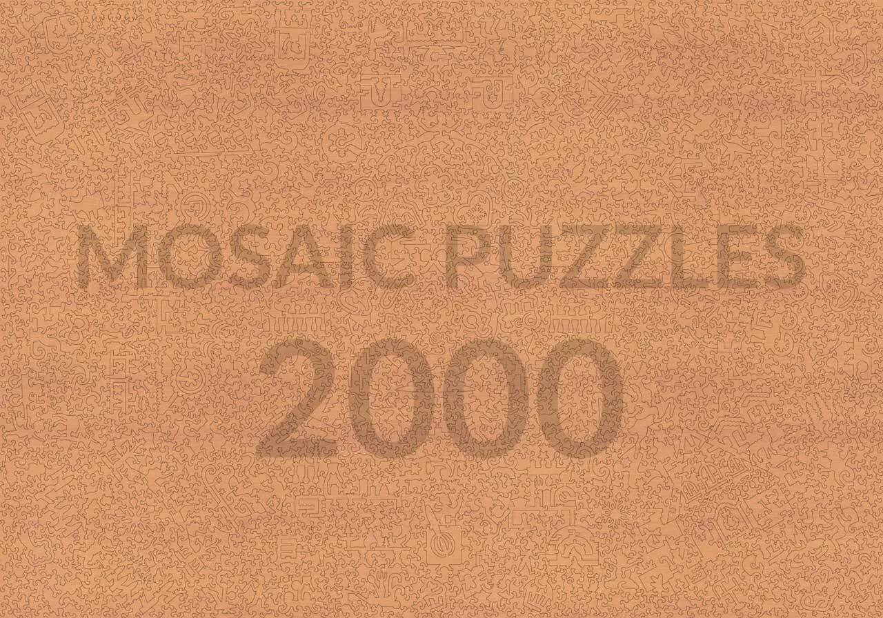 Mosaic Puzzles Festive Cookies puzzle lemn 100 piese craciun