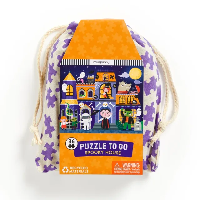 Mudpuppy Spooky House puzzle 36 piese 30x23 cm