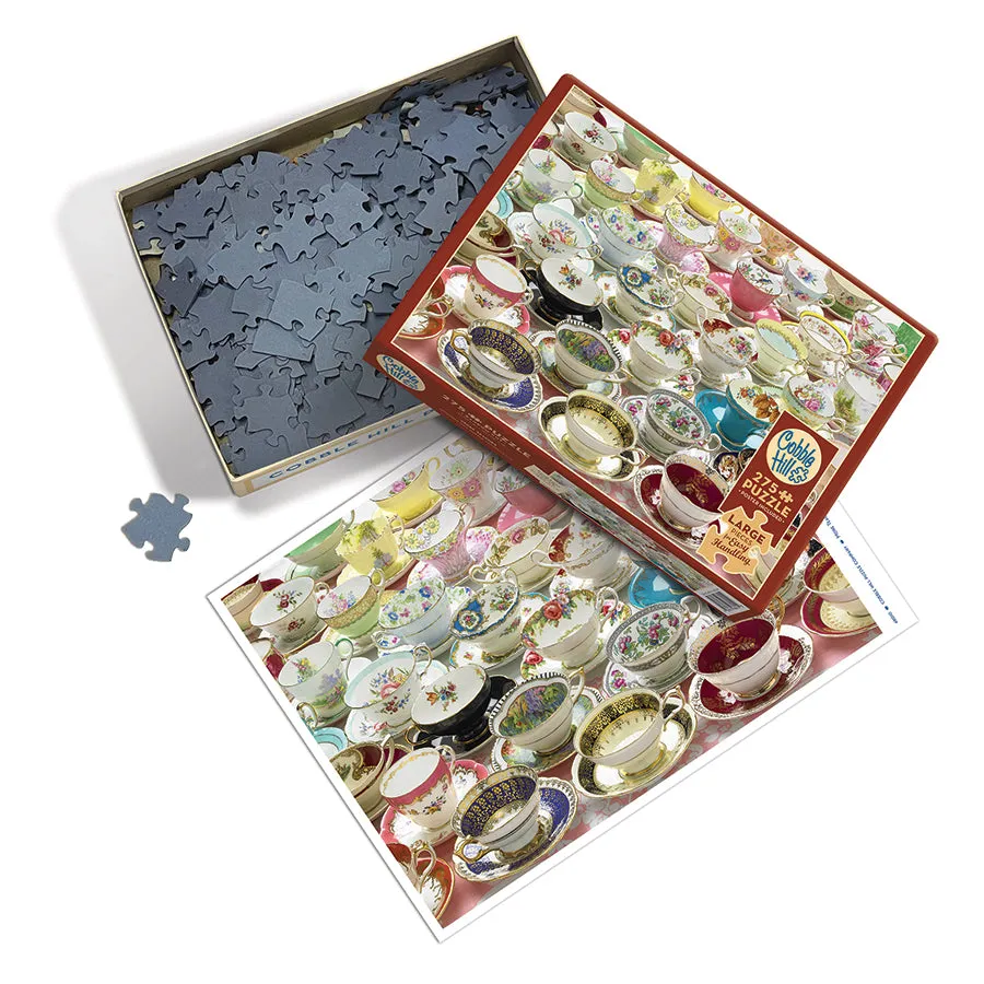 Cobble Hill Easy Handling More Teacups puzzle 275 piese cesti
