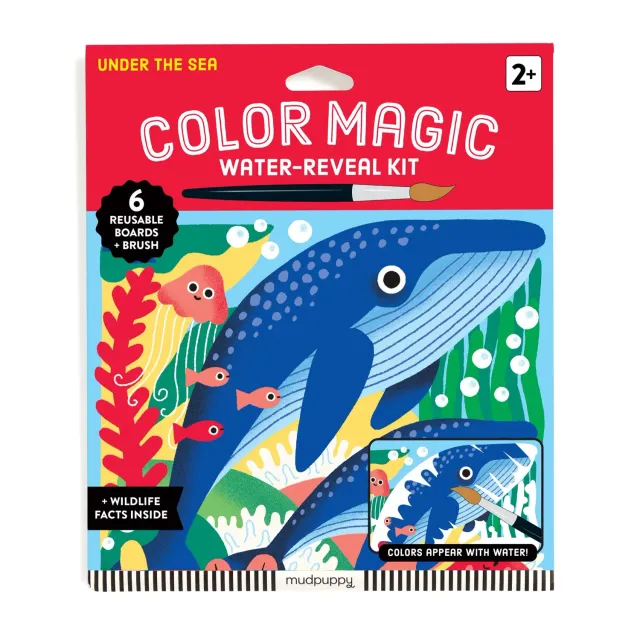Mudpuppy Color Magic Under the Sea kit pictura cu apa