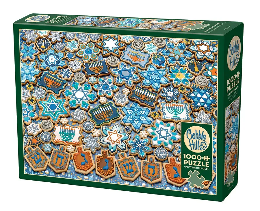 Cobble Hill Hanukkah Cookies puzzle 1000 piese sarbatoare