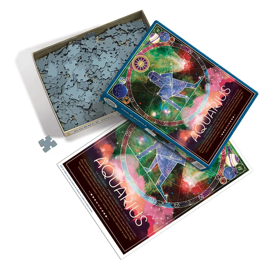 Cobble Hill Aquarius puzzle 500 piese zodiac