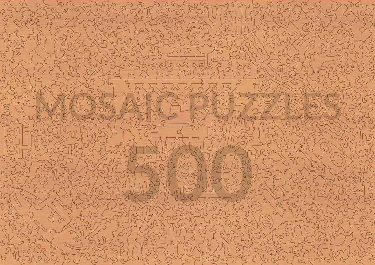 Mosaic Puzzles Symphony Instruments puzzle lemn 1000 piese muzica